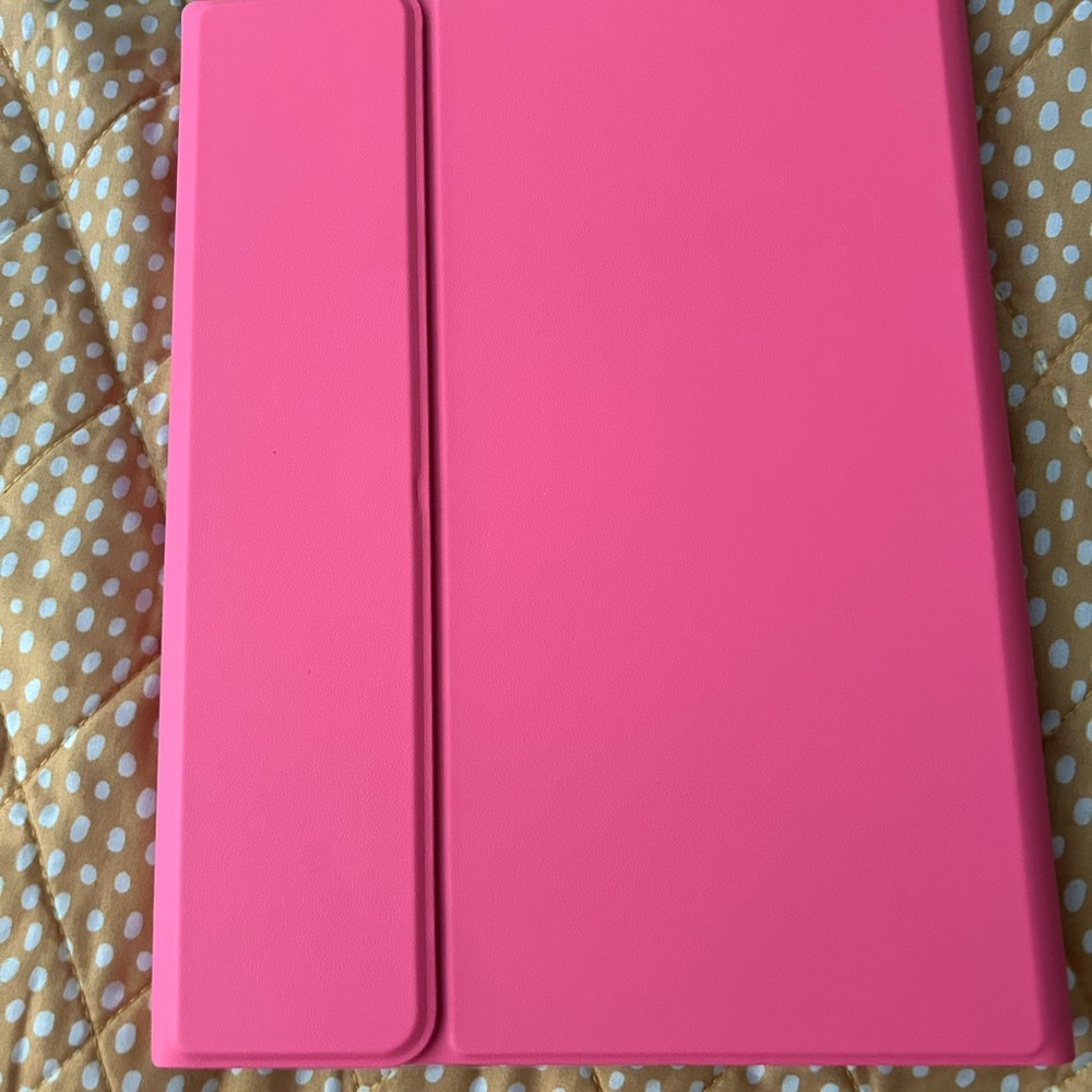 Vibrant Pink Tablet iPad case with keyboard